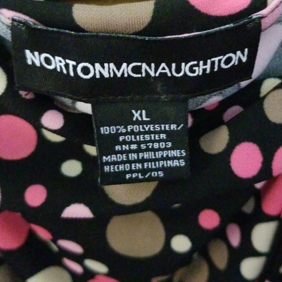 Pretty pink and brown top - Picture 3 of 3